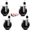 Service Caster 6'' Phenolic Swivel 1-7/8'' Expanding Stem Caster Set Total Lock Brake, 4PK SCC-EXTTL20S615-PHS-178-4 - alternate 4